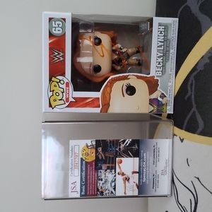 JSA Certified WWE Becky Lynch Autograph Funko Pop # 65